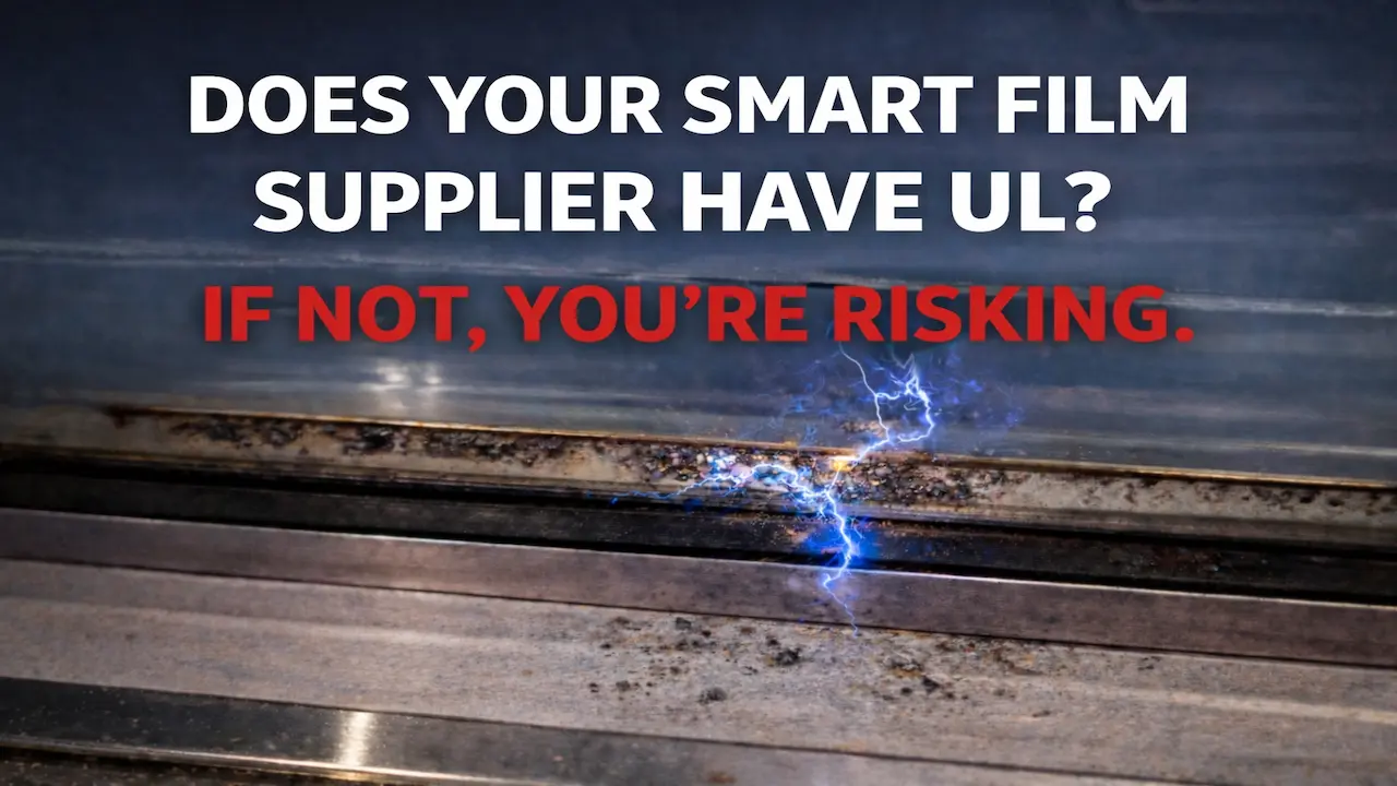 UL certification for PriWatt switchable smart film