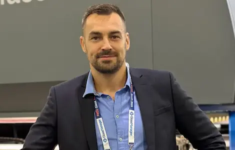 Anton Yerkeyev of PriWatt at an industry conference