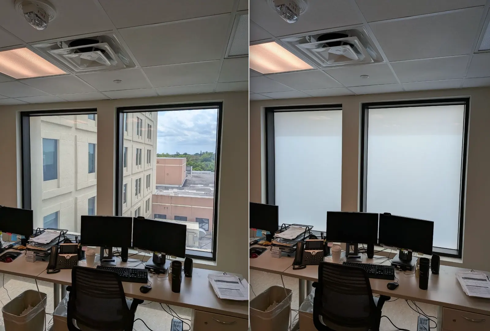 Clinical windows at Baptist Health South Miami with PriWatt switchable film