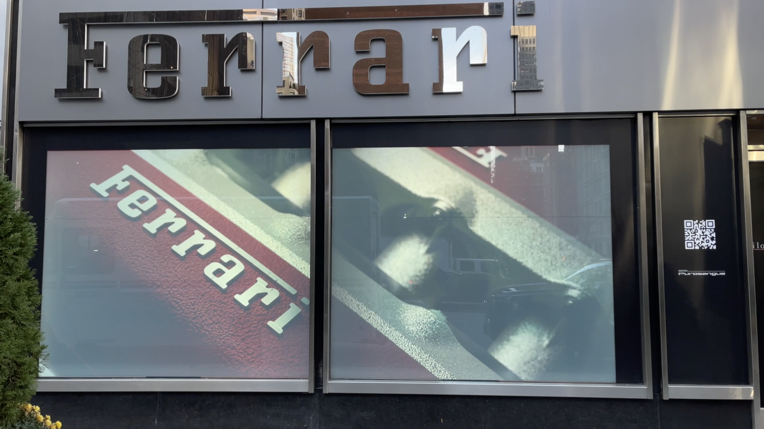 PriWatt Glass For Ferrari Purosangue New York Presentation
