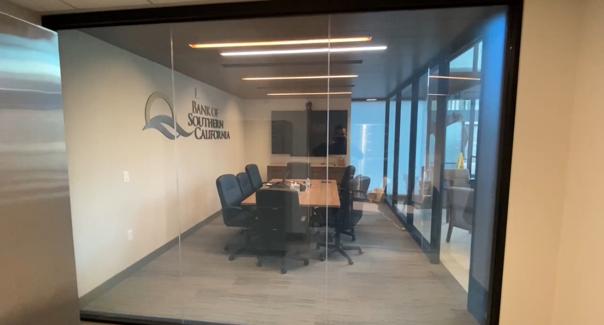 PriWatt Glass for Bank of Southern California